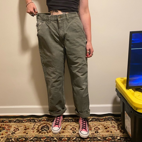 Carhartt green painter pants - Picture 4 of 4